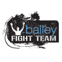 Bailey Fitness Fight Team B&W - Men's Tee Design