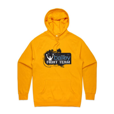 Bailey Fitness Fight Team B&W - Men's Hoodie Thumbnail